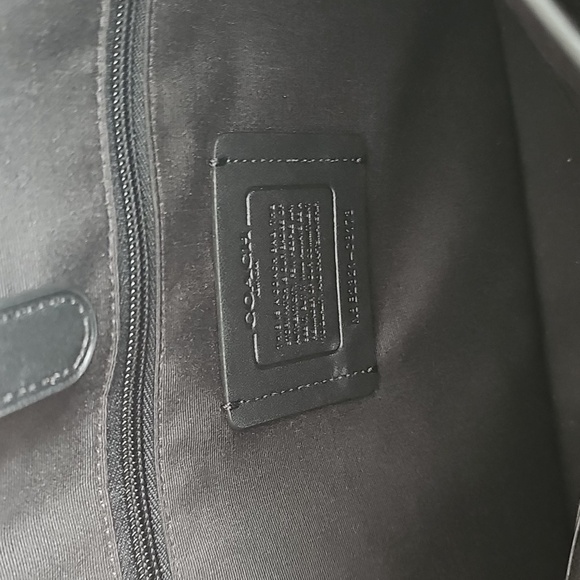 Coach Royal Blue Leather Briefcase - Picture 4 of 5